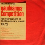 Gaudeamus Competition 1972